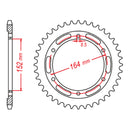 MTX 1839 Steel Rear Sprocket