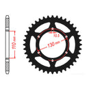 MTX 486 Zero Aluminium Rear Sprocket