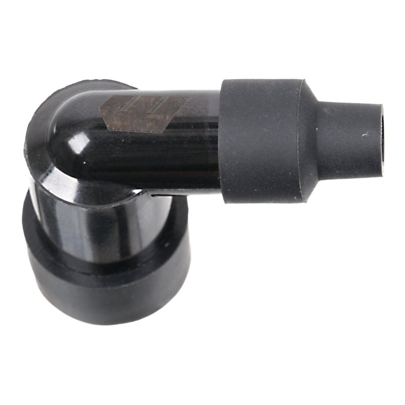 Whites Spark Plug Cap – Replaces LZFH – Right Angle – Black