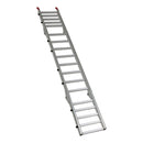 Whites Alloy Tailgate Ramp Folding 222x35cm - 318kg Rated