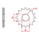 XAM Sprocket Kit Suzuki GN125 - 428AO 13/50