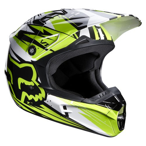 Fox V1 Undertow Helmet Visor Black/Green