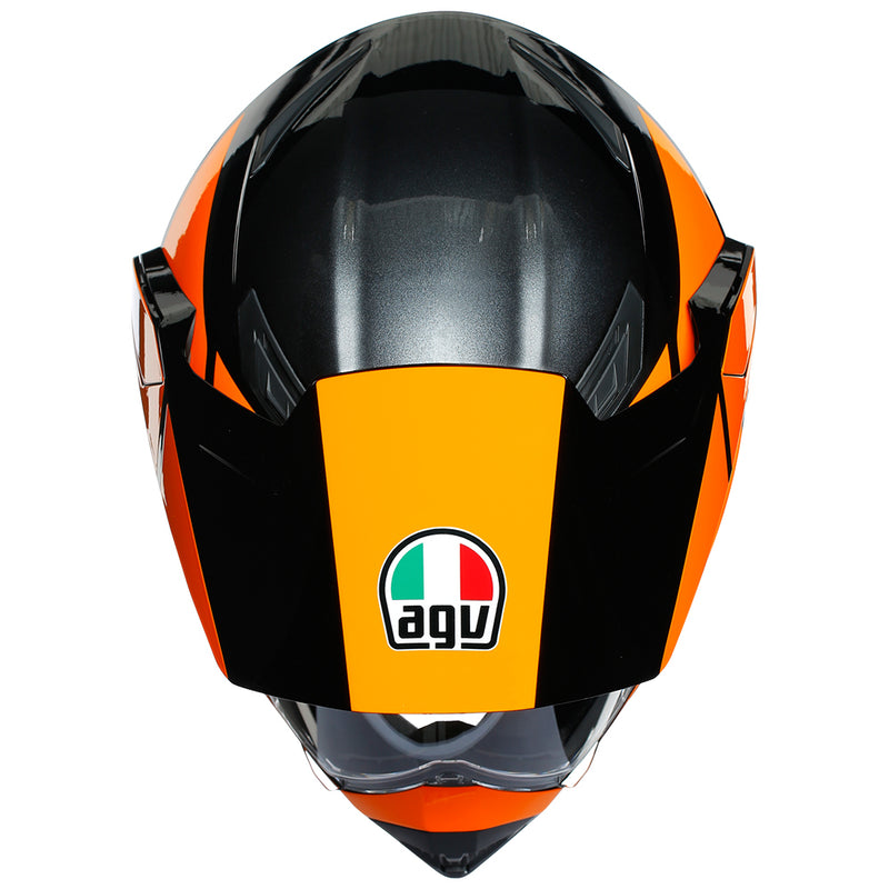 AGV AX9 [TRAIL GUNMETAL/ORANGE]